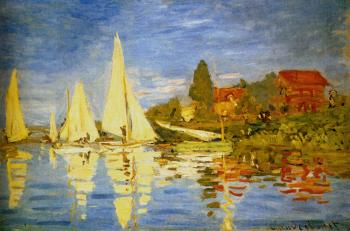 Claude Oscar Monet : Regatta At Argenteuil